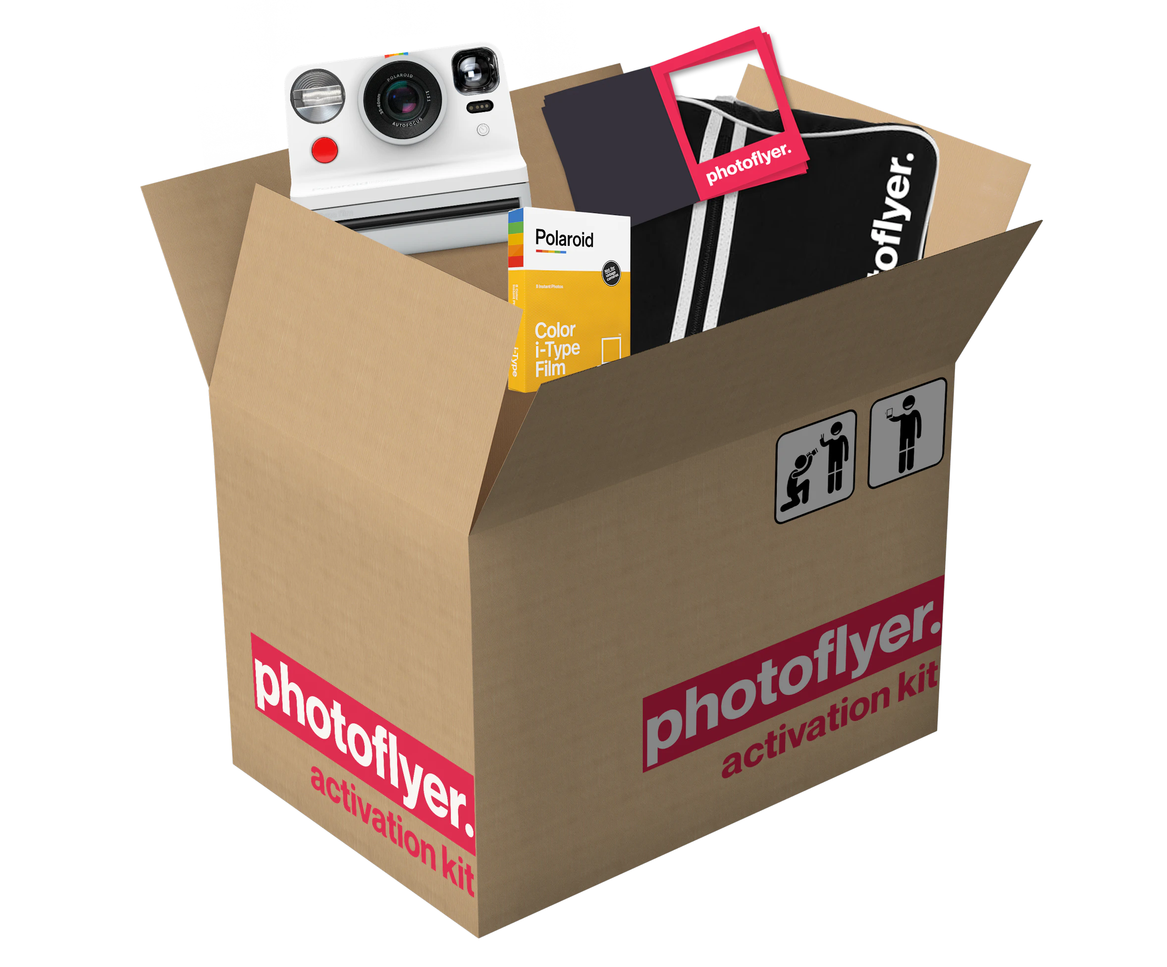 Activation Complete Sticker Branded instant photo sticker frames for any activation. – Photoflyer